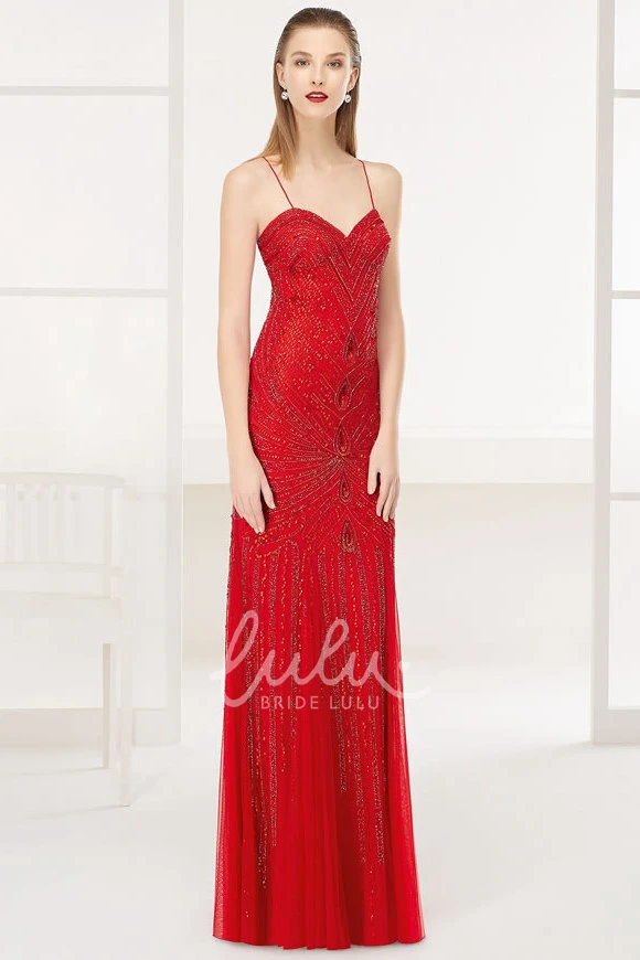 Sequin Long Prom Dress with Criss Cross Straps Sparkly Evening Dress