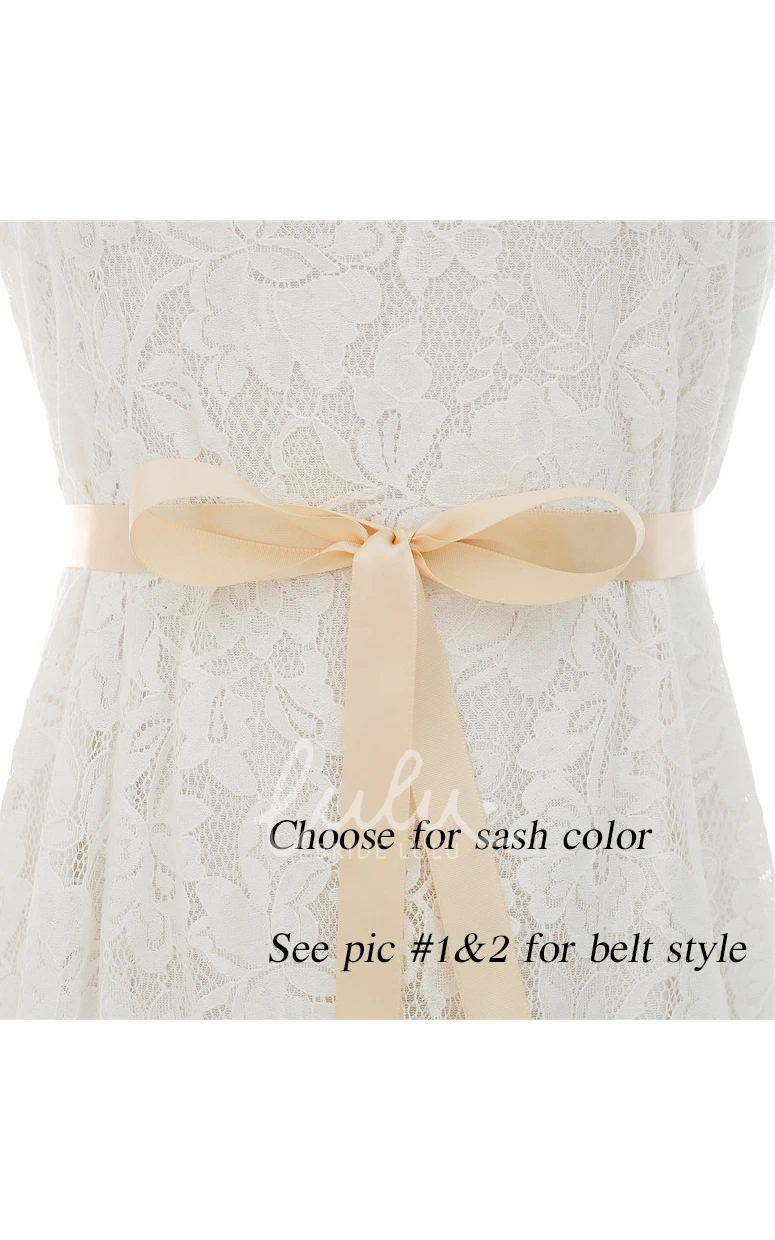 Simple Beaded Belt with Rhinestones