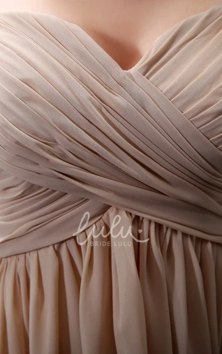 Empire Sweetheart Sleeveless Ruched Dress 2025