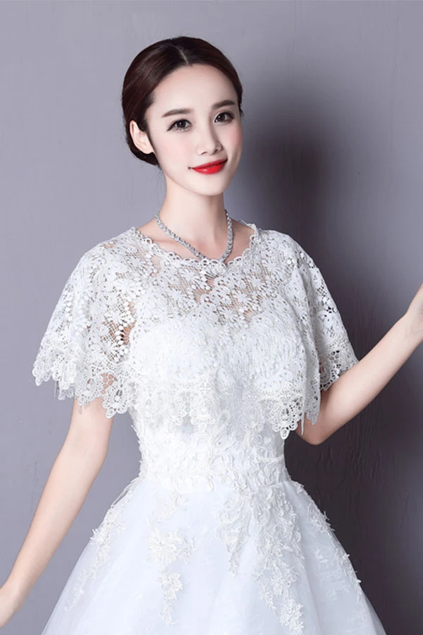 Lace Wedding Cape for Summer/Summer Weddings