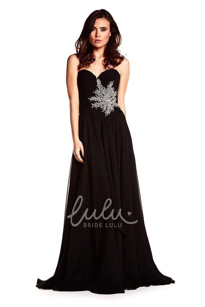 Sweetheart Sequined High-Low Prom Dress with Sleeveless Charm