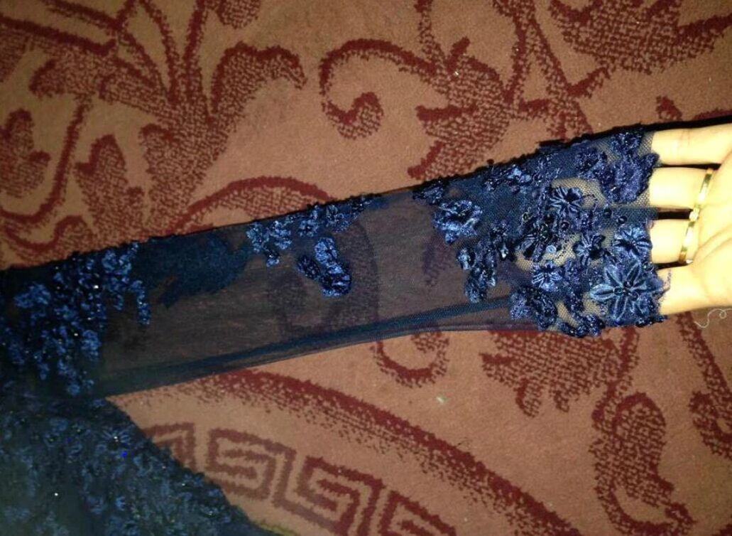 Long Sleeve Mermaid Prom Dress with Appliques Gorgeous and Unique