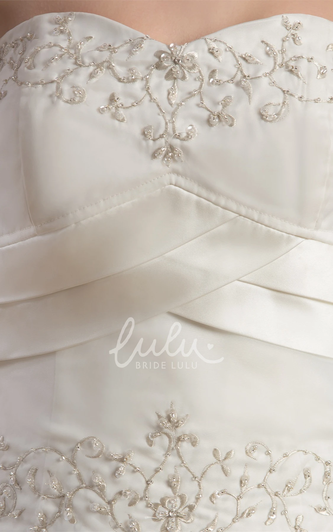 Embroidered Organza Sweetheart A-Line Wedding Gown Unique Wedding Dress 2025