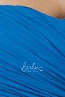 A-Line Chiffon Bridesmaid Dress with Side Split and Sweetheart Neckline