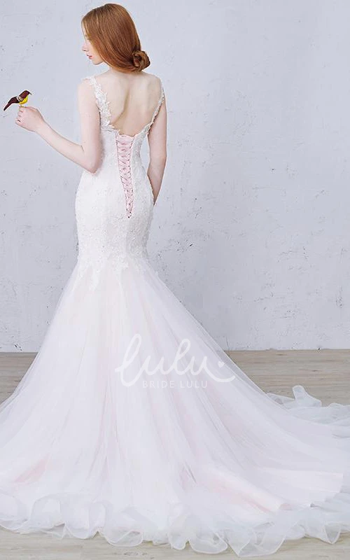 Draping Mermaid Prom Dress with Scoop Neckline Sleeveless