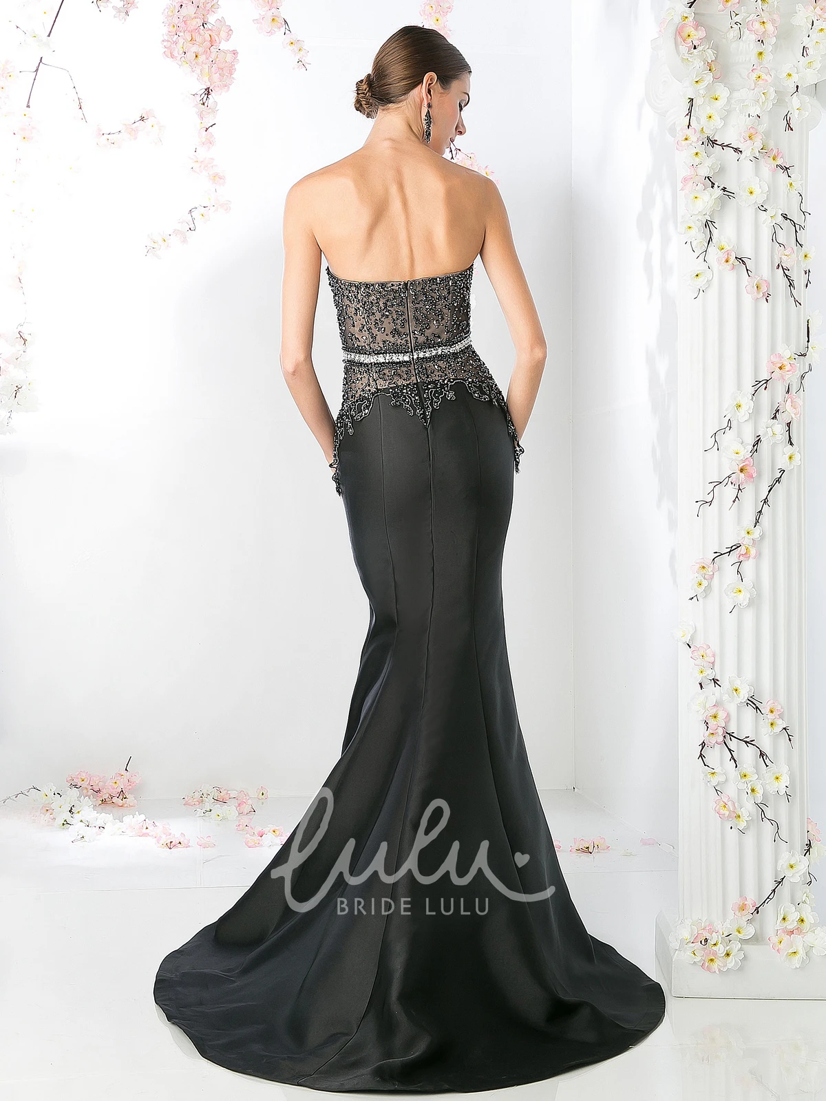 Backless Mermaid Sweetheart Dress with Beading for Formal