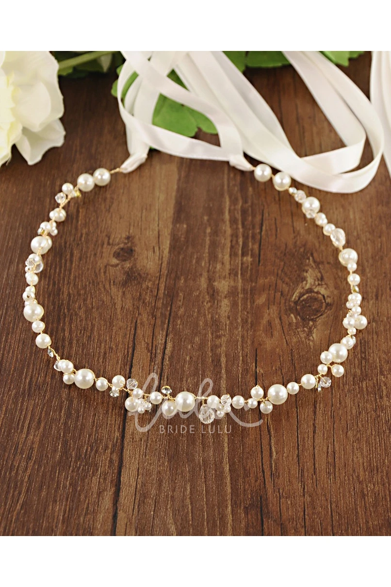 Simple Chic Organza/Satin Belted Wedding Dress