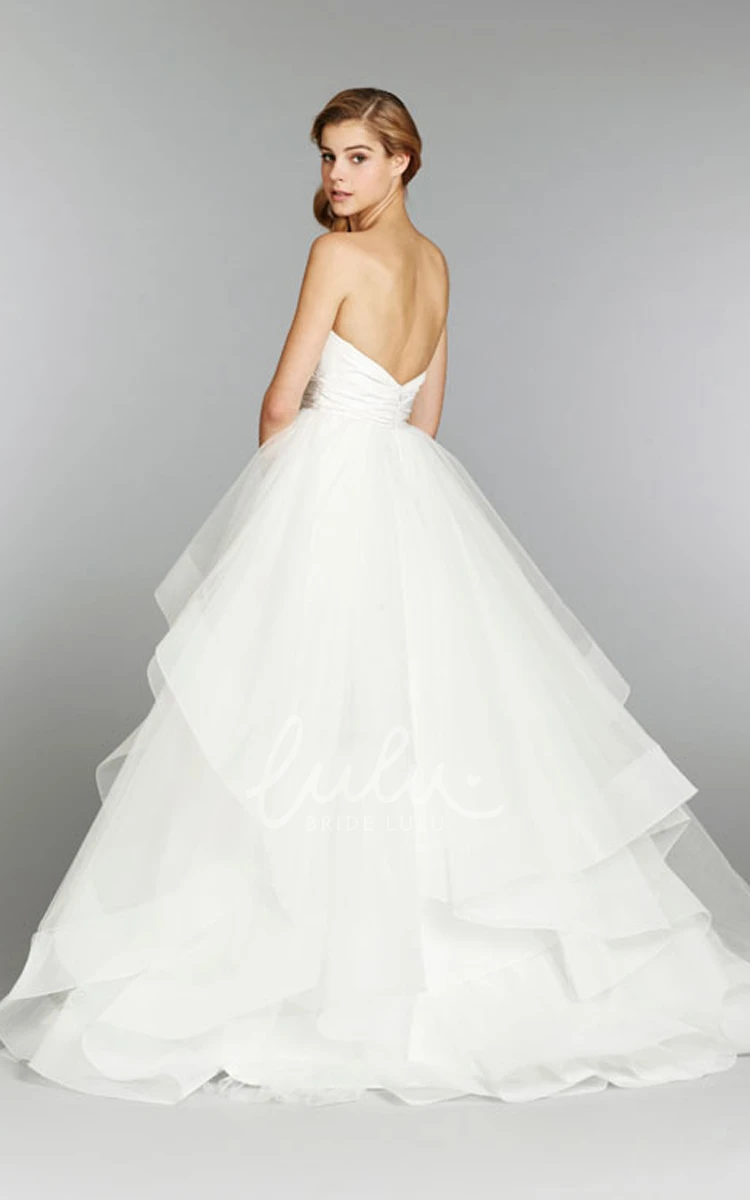 Tulle Ball Gown with Sweetheart Neckline and Ruched Waist