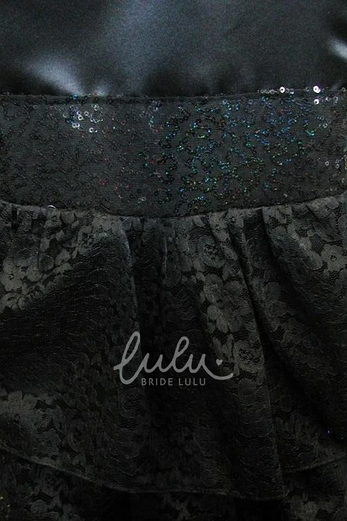 Lace Flower Girl Dress Tea-Length Women's Elegant