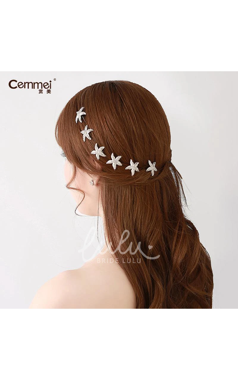 Rhinestone Bridal Hairpin Elegant Wedding Jewelry for Brides