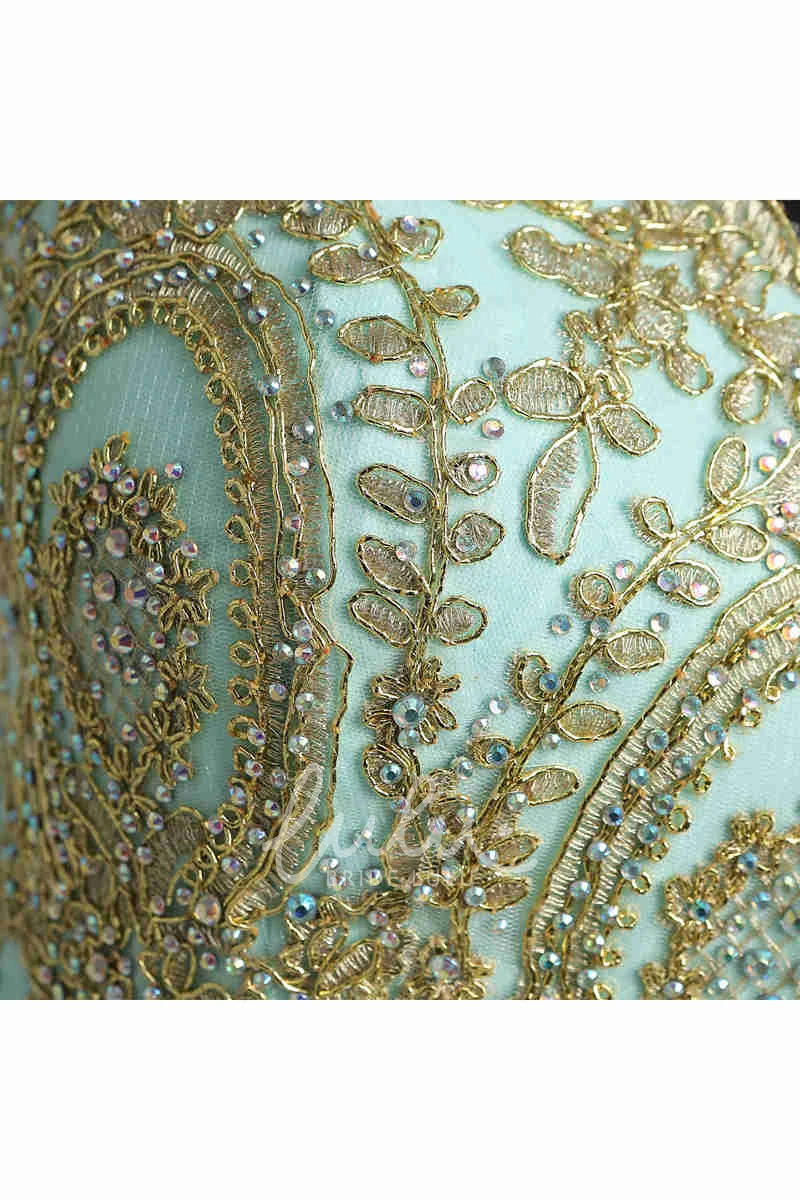 Sexy Chiffon Sheath Strapless Prom Dress with Beading and Open Back