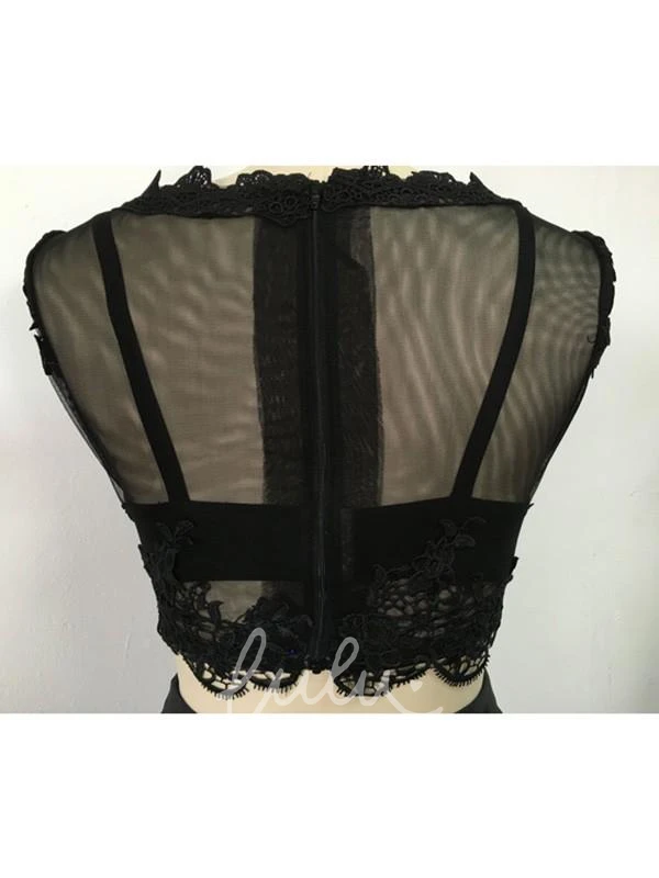 Satin Ball Gown Floor-Length Formal Dress with Long Sleeves