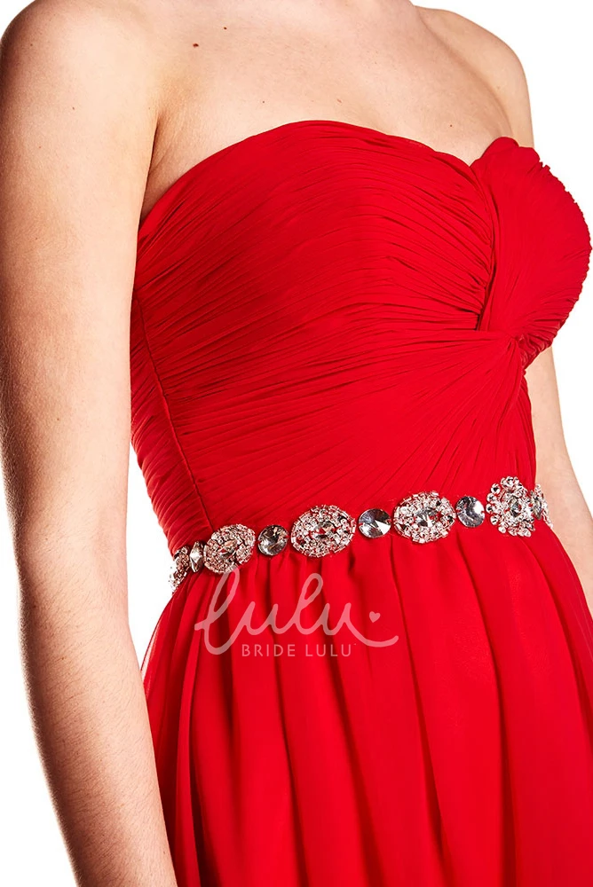 Sleeveless Halter Chiffon Prom Dress Floor-Length Criss-Cross