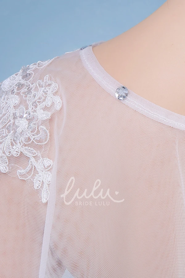Mesh Lace Cape for Summer/Summer Weddings