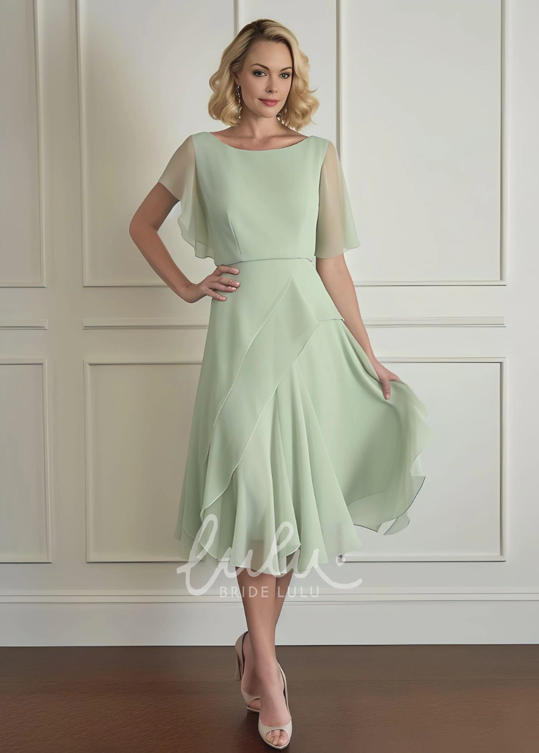 Bateau mother of hot sale the bride dresses