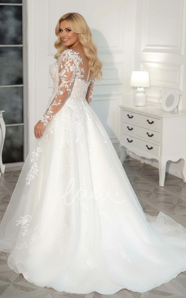 Elegant Lace Plus Size Petal Spring Wedding Dress with Sweetheart Neckline Sweep Train