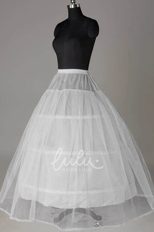 Plus Size Korean Tulle Petticoat with Bone for Wedding Dress