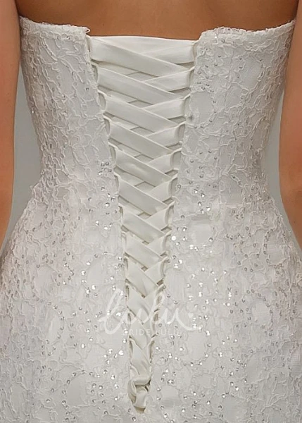 Maxi Scoop Criss-Cross Tulle Wedding Dress with V-Back and Sweep Train