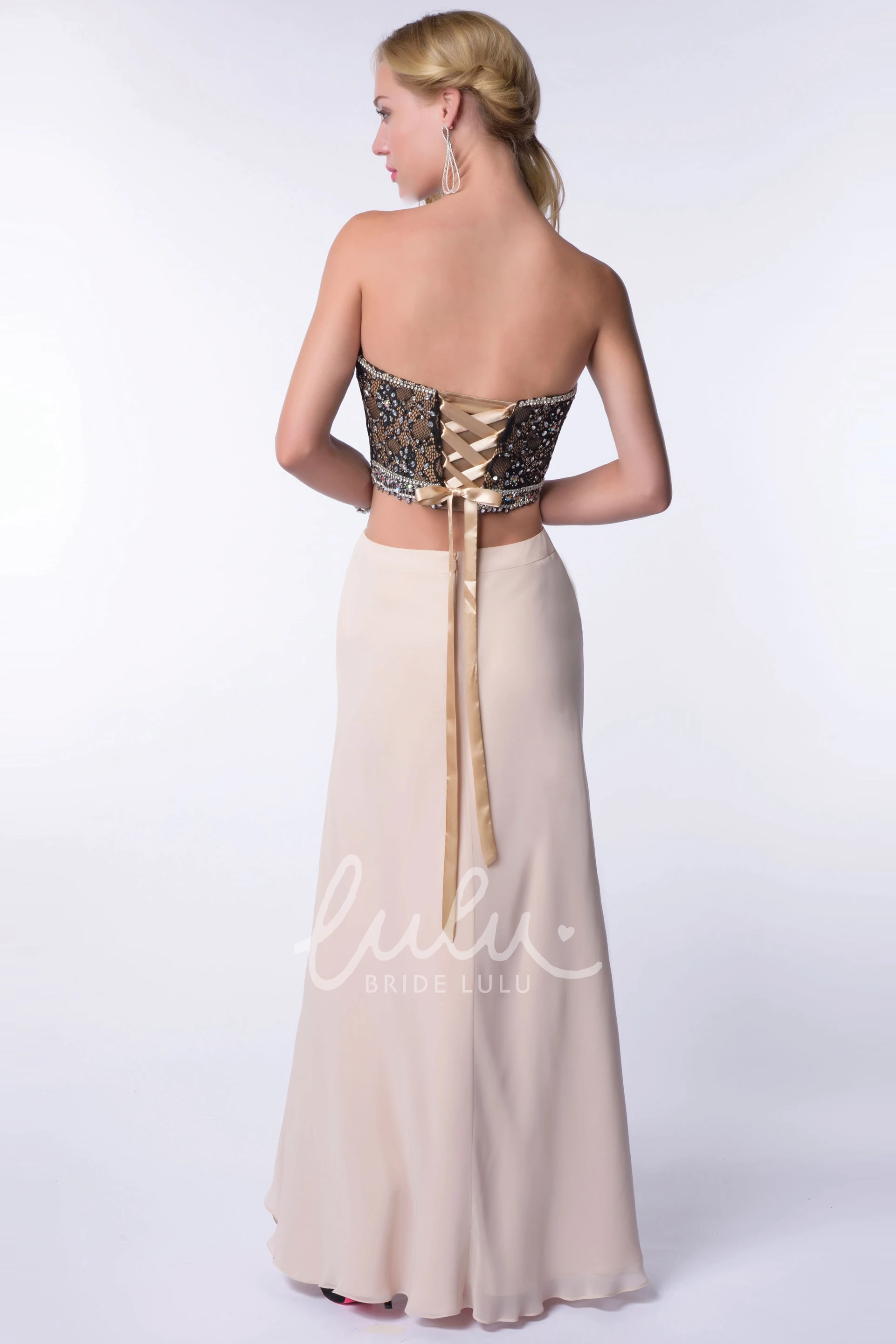 Sweetheart Column Homecoming Dress with Lace Bodice and Side Slit Unique 2025 Prom Dress