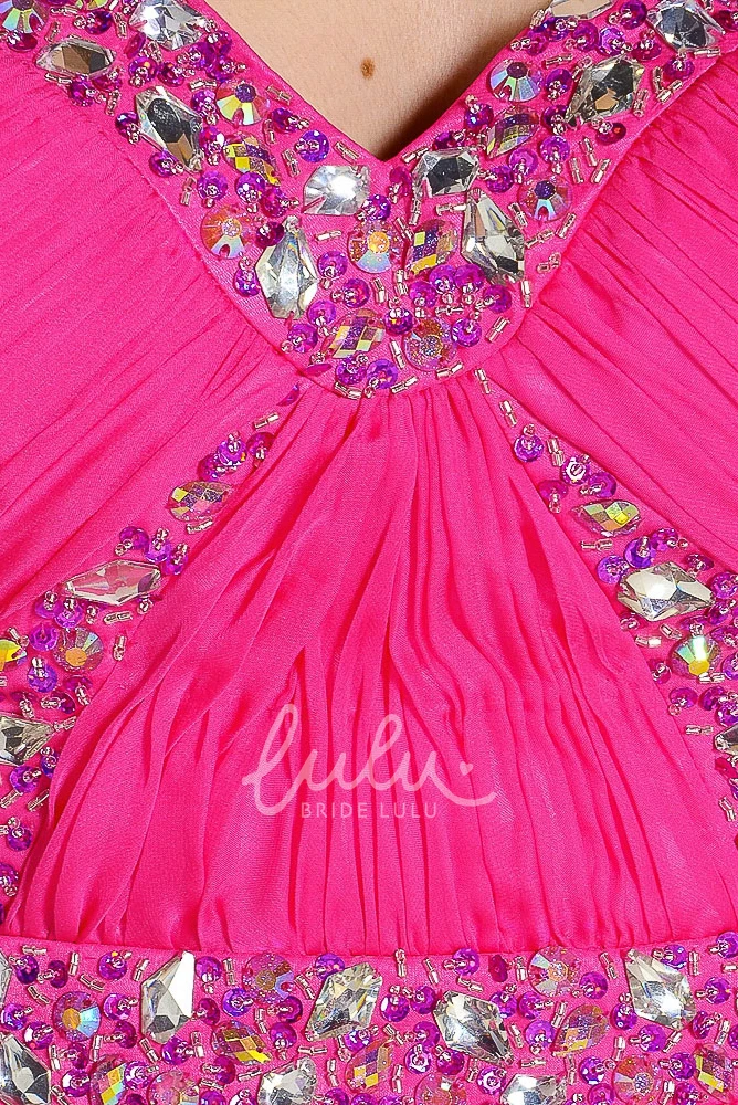 Sweetheart Floor-Length A-Line Prom Dress with Ruched Beading and Pleats Unique Formal Dress