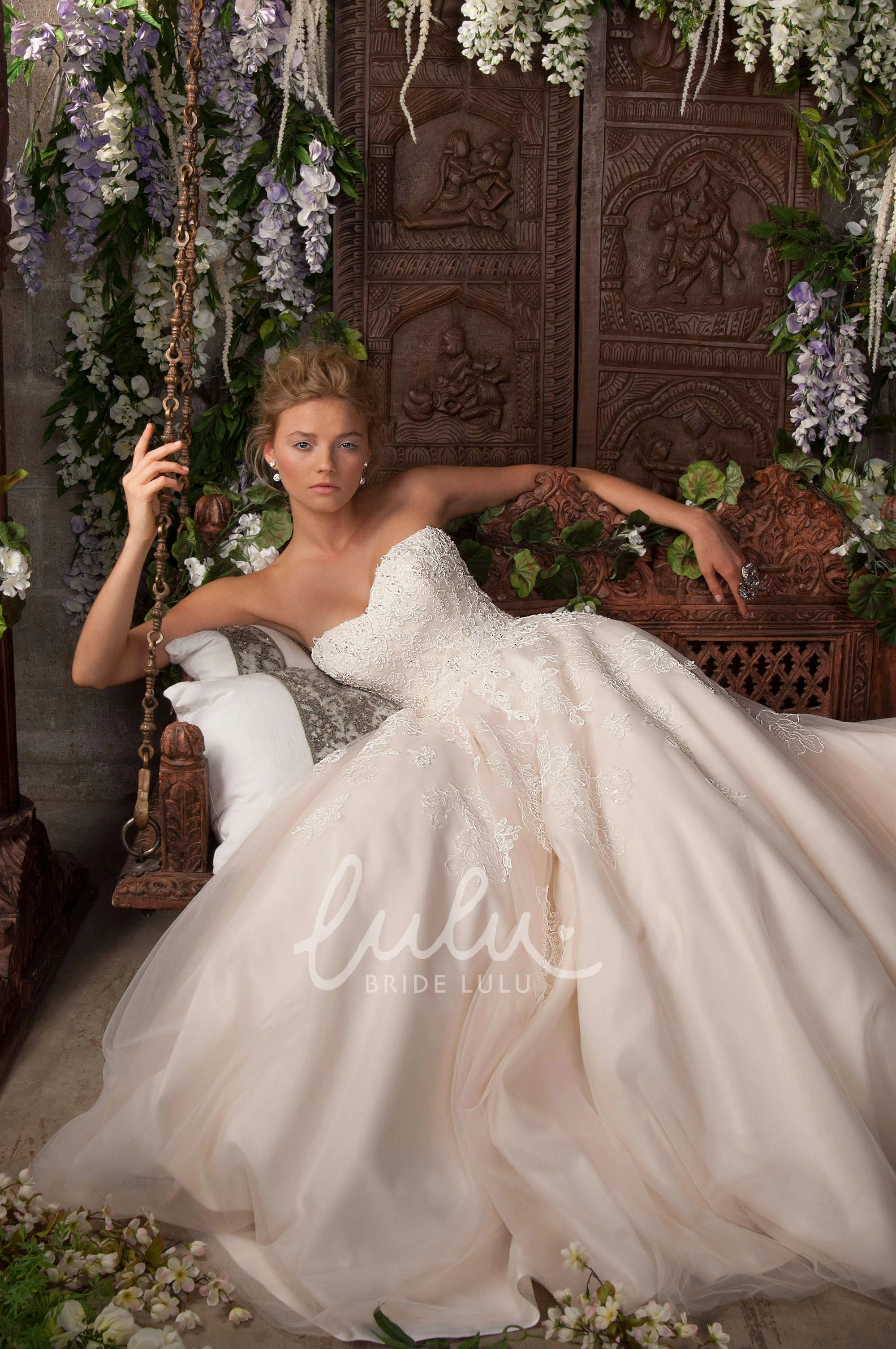 High Neck Satin Wedding Dress with Beaded Details Mermaid Silhouette