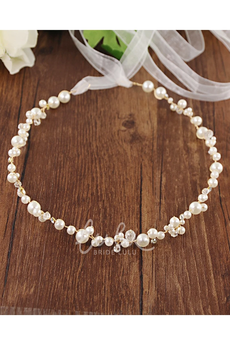 Simple Chic Organza/Satin Belted Wedding Dress