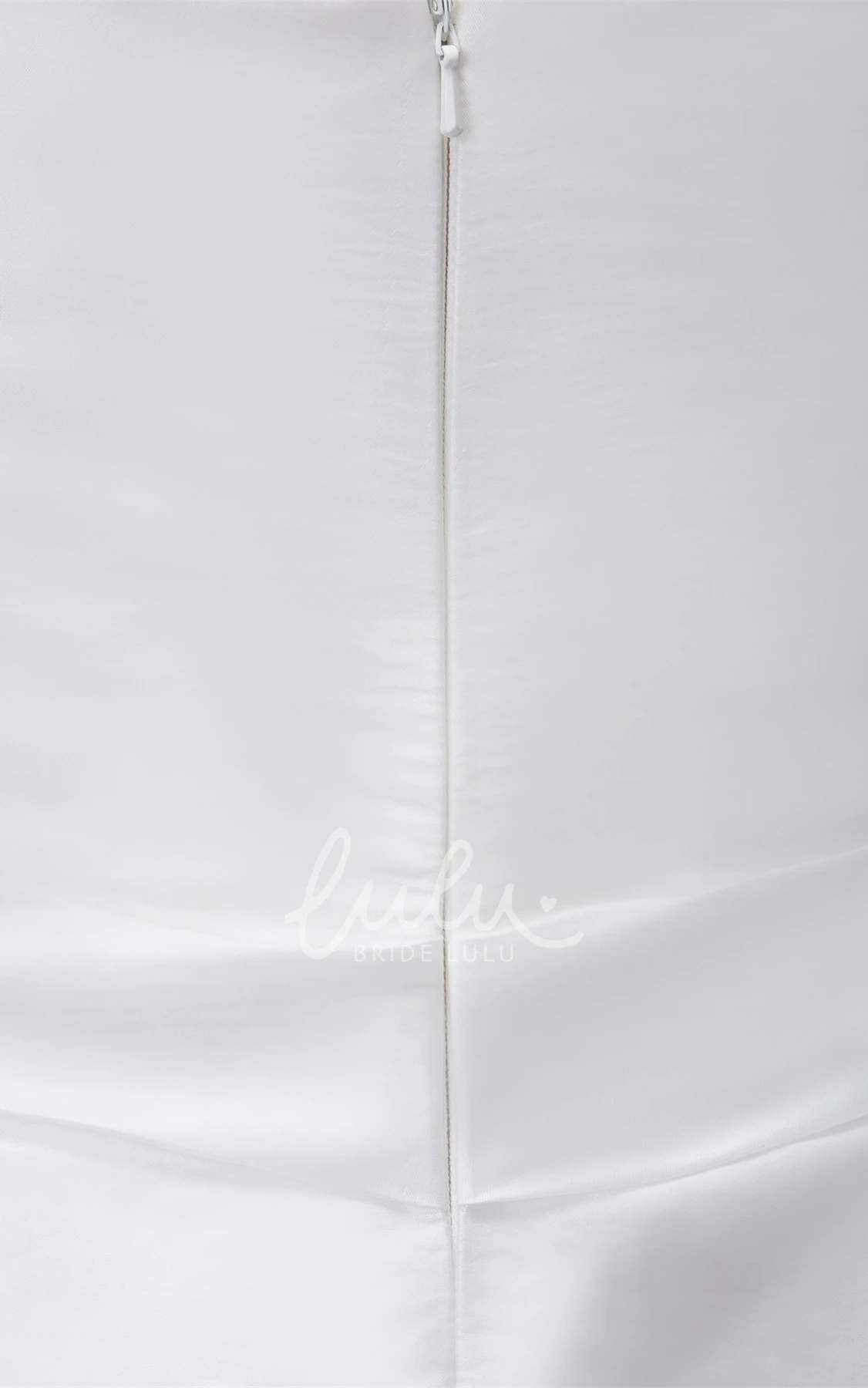 Floral Half-Sleeve Satin Mermaid Dress with Illusion Top