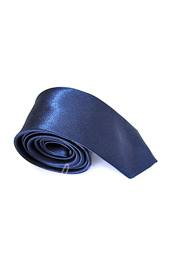 Plain Satin Skinny Tie-16 Color Options