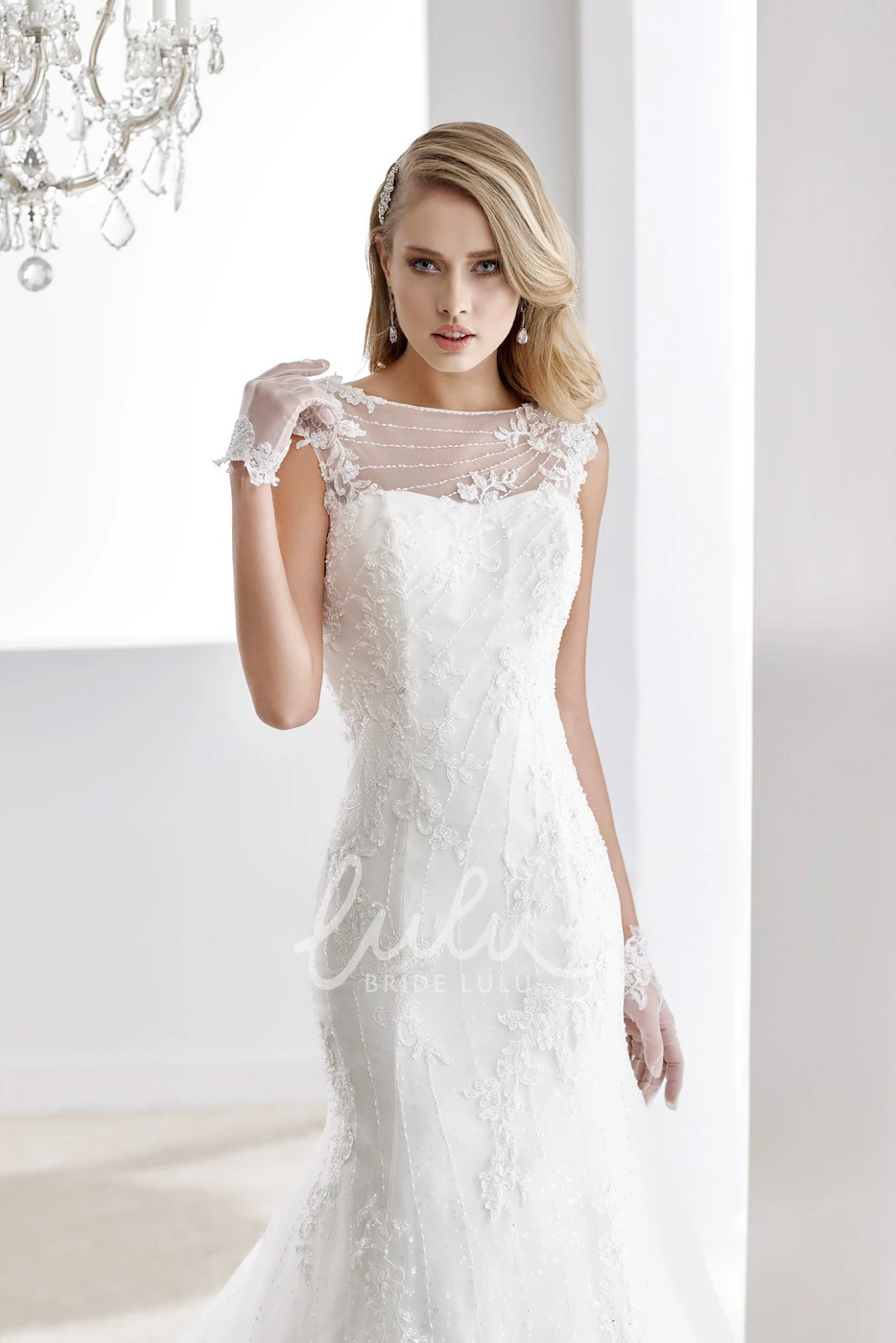 Beaded Pleated A-Line Wedding Dress with Ruched Sweetheart Bodice Classic Bridal Gown