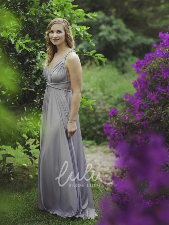 Halter Sleeveless Chiffon Bridesmaid Dress with Ruching and Straps