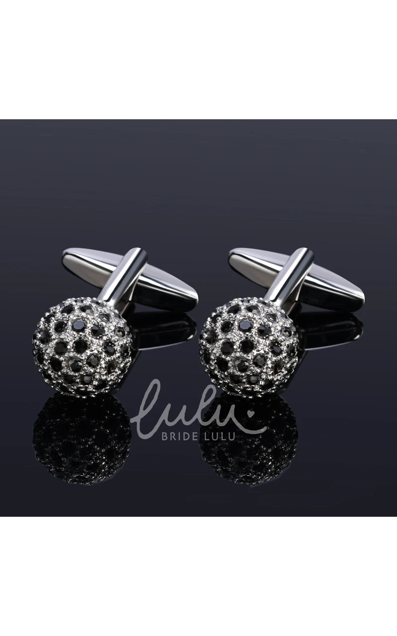 Simple Classic Alloy Cufflinks-10 Styles