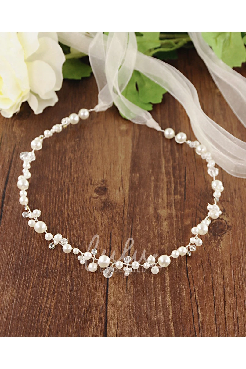 Simple Chic Organza/Satin Belted Wedding Dress