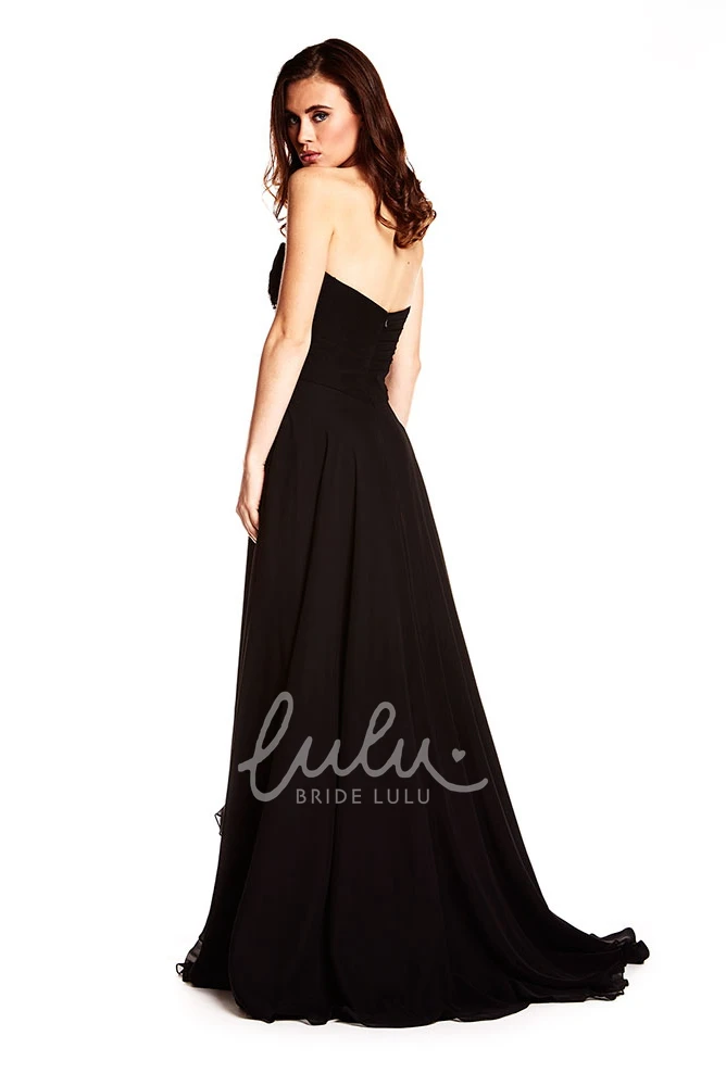 Sweetheart Sequined High-Low Prom Dress with Sleeveless Charm