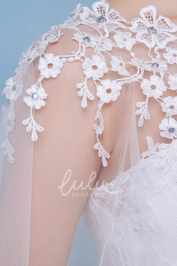 Diamond Summer Cloak for Wedding Dress Modern and Chic