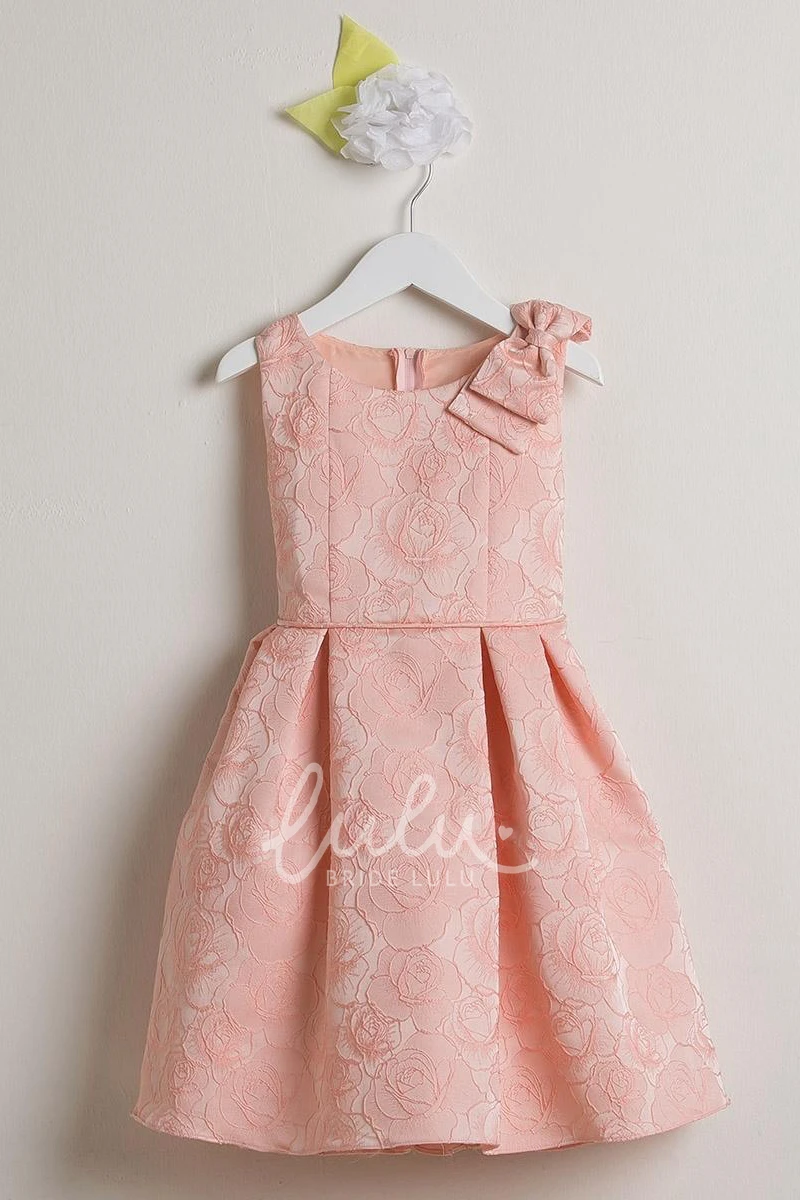 Tiered Pleated Sash Flower Girl Dress Classy Prom Dress 2025