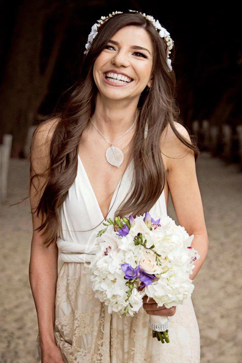 Jersey Satin Lace Backless Wedding Dress Floor-Length Elegant Bridal Gown