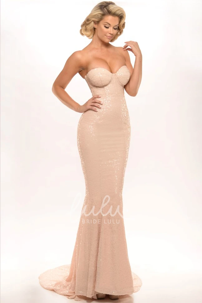 Sleeveless Sweetheart Sequin Prom Dress Prom Dress 2025 Women Elegant