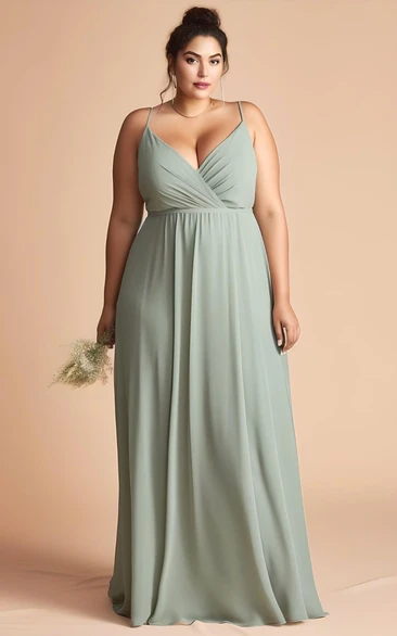 Olive green plus size clearance bridesmaid dresses