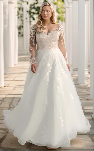 Plus size winter wedding on sale dresses