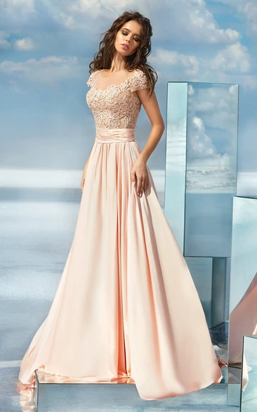 Cream color hot sale evening dresses