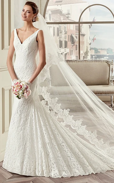 Sweetheart Lace Sheath Wedding Dress with Cap Sleeves and Open Back