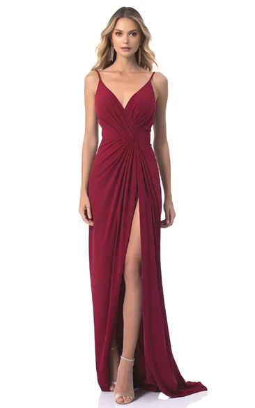 Royal purple bridesmaid on sale dress