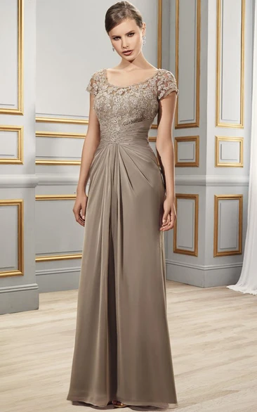 Elegant Champagne Mother of the Bride Dresses Bridelulu