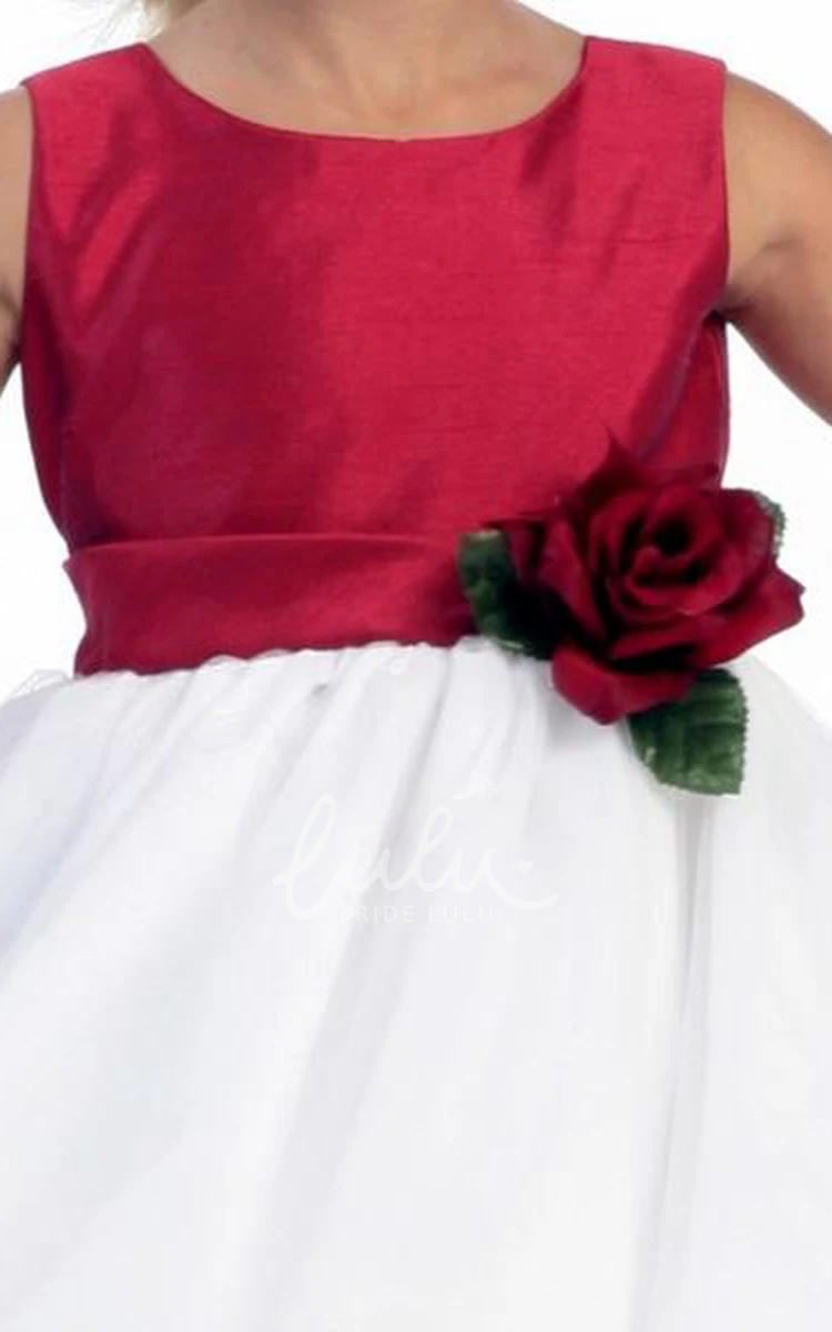 Floral Tulle Flower Girl Dress Casual Dress for Women