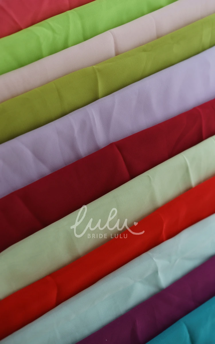 Chiffon Fabric Sample for Formal Dress Soft and Flowy