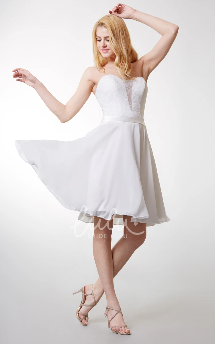 Sleeveless Satin Belt Chiffon Dress Flowy Bridesmaid Dress