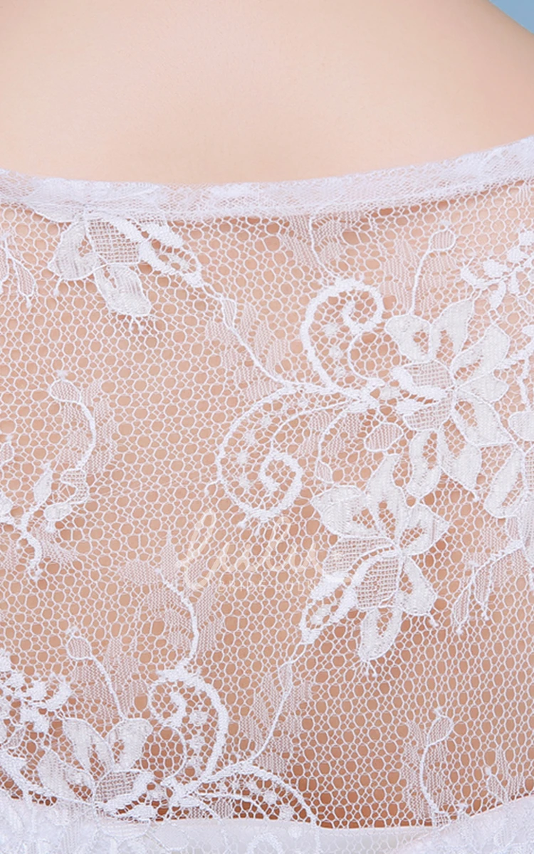 Bridal Lace Arm Shawl with Diamond Detail for Spring/Summer Weddings