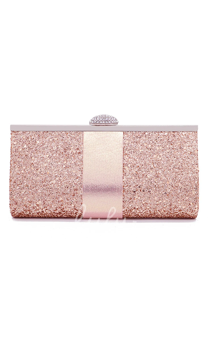 Sparkling Top Clasp Minaudiere