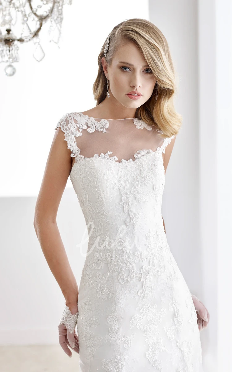 A-line Ruched Wedding Dress with Beaded Belt and Pleated Bodice Elegant Beaded A-line Wedding Dress