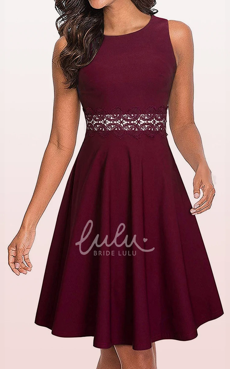 Modest A Line Sleeveless Spandex Formal Dress with Appliques and Sash